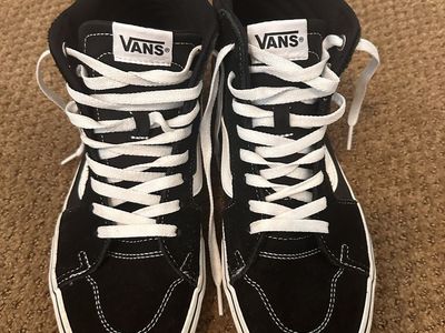 Vans men’s Filmore hi top canvas/suede size 9