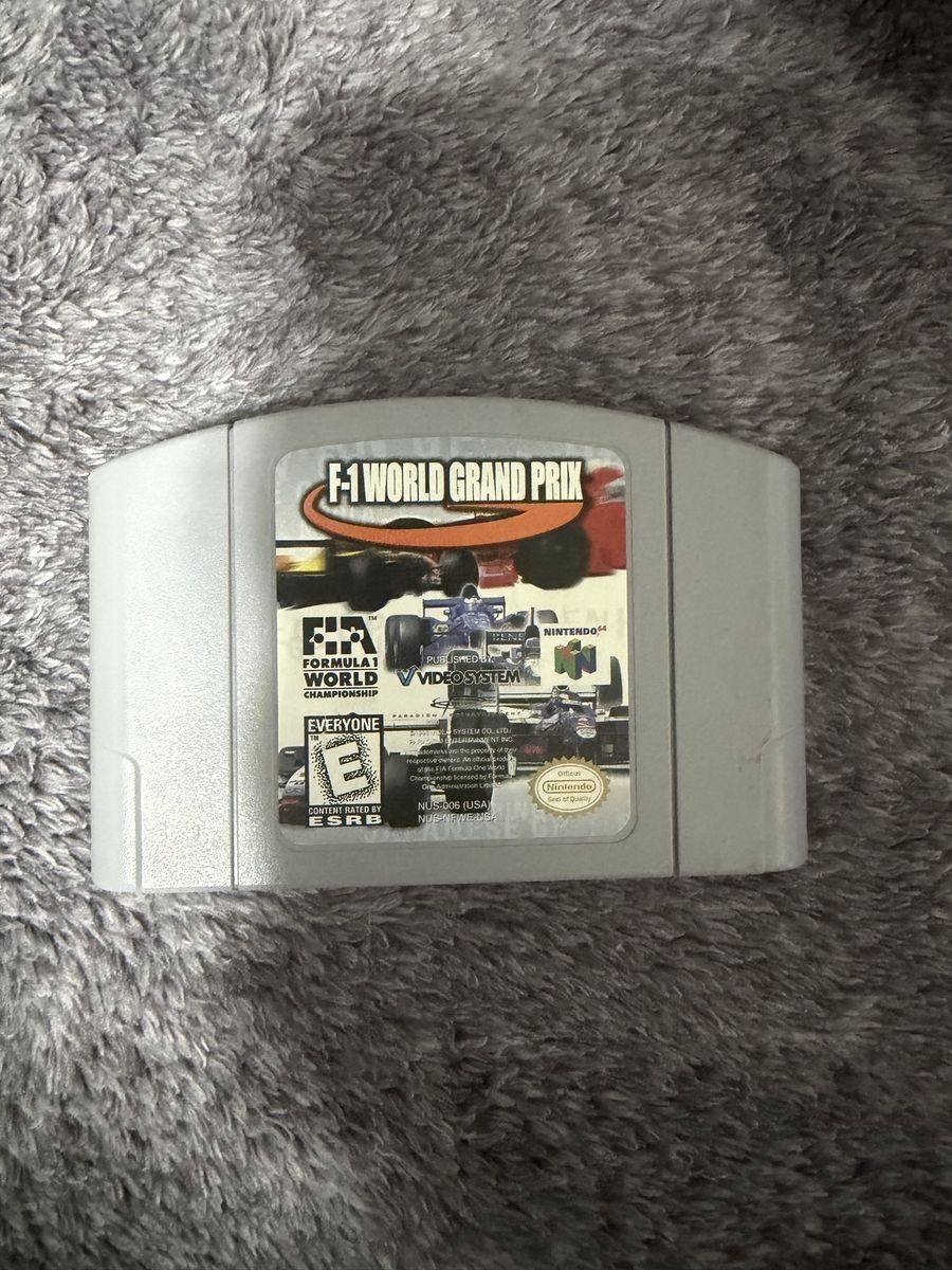F-1 World Grand Prix Nintendo 64 N64 Game Cartridge