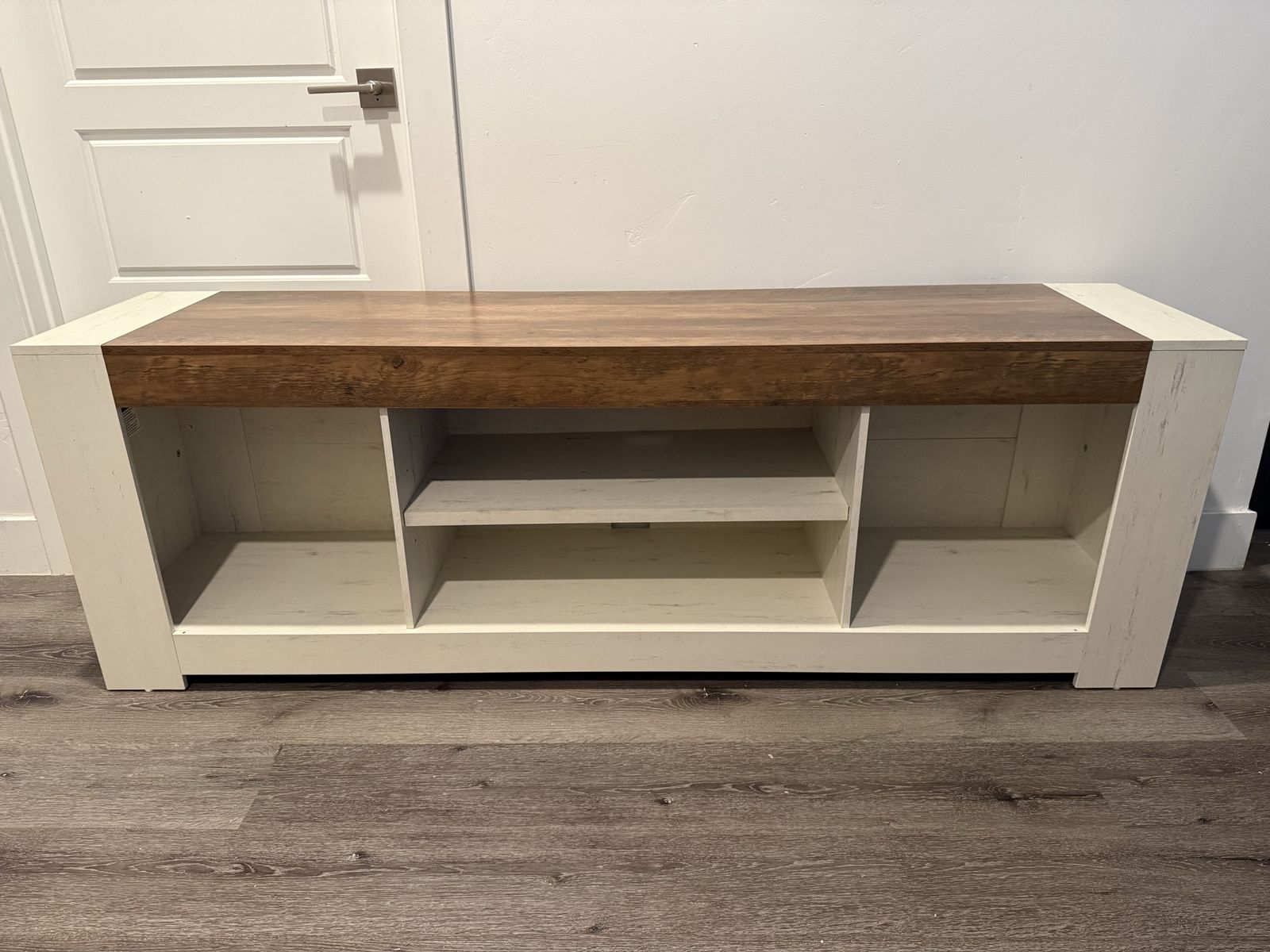 Brand New Farmhouse Entertainment Center with Storage