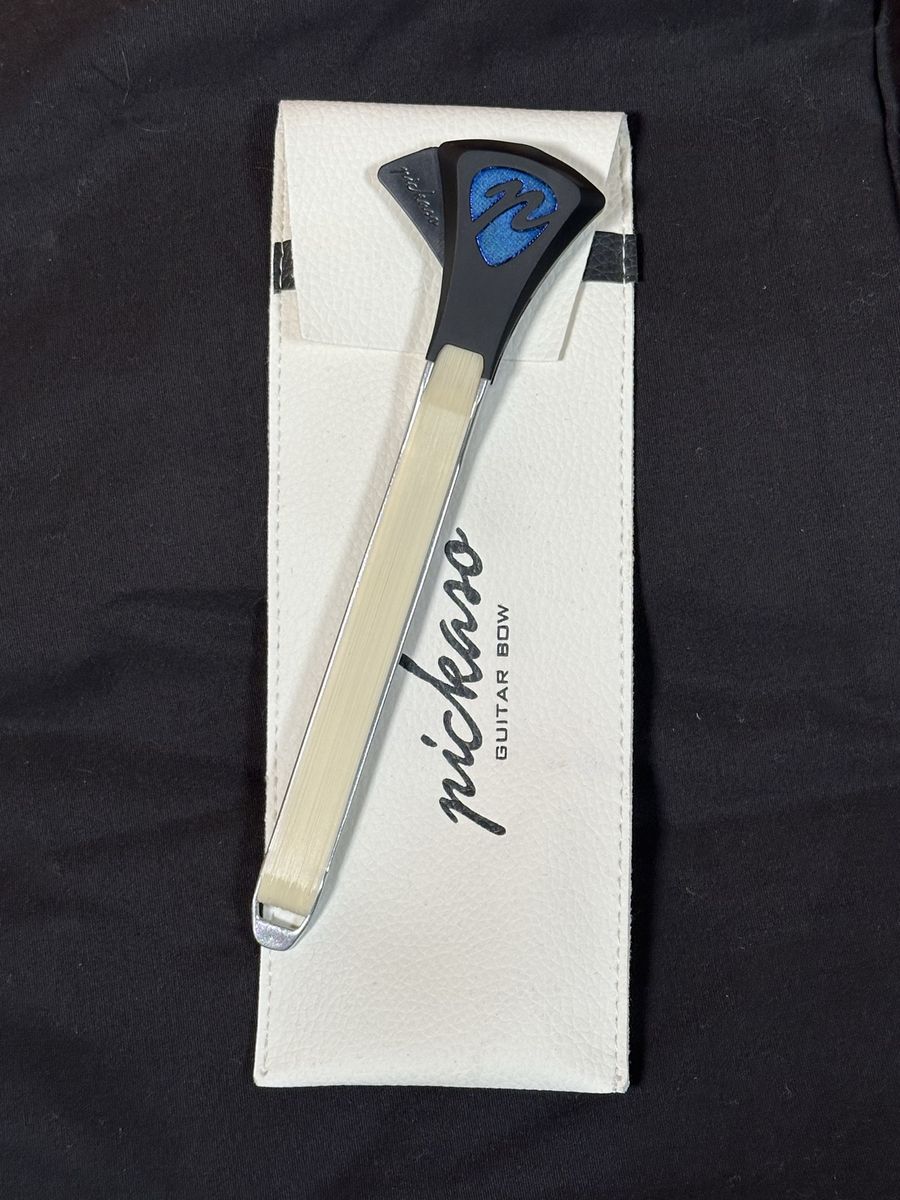Pickaso Guitar Bow - Creates Violin-Like Sounds on Guitar - White Case Included