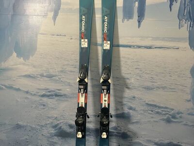 Used Atomic Vantage Bend X Jr Kids Ski 110cm w/ Ezy Trak 7.5 Bindings