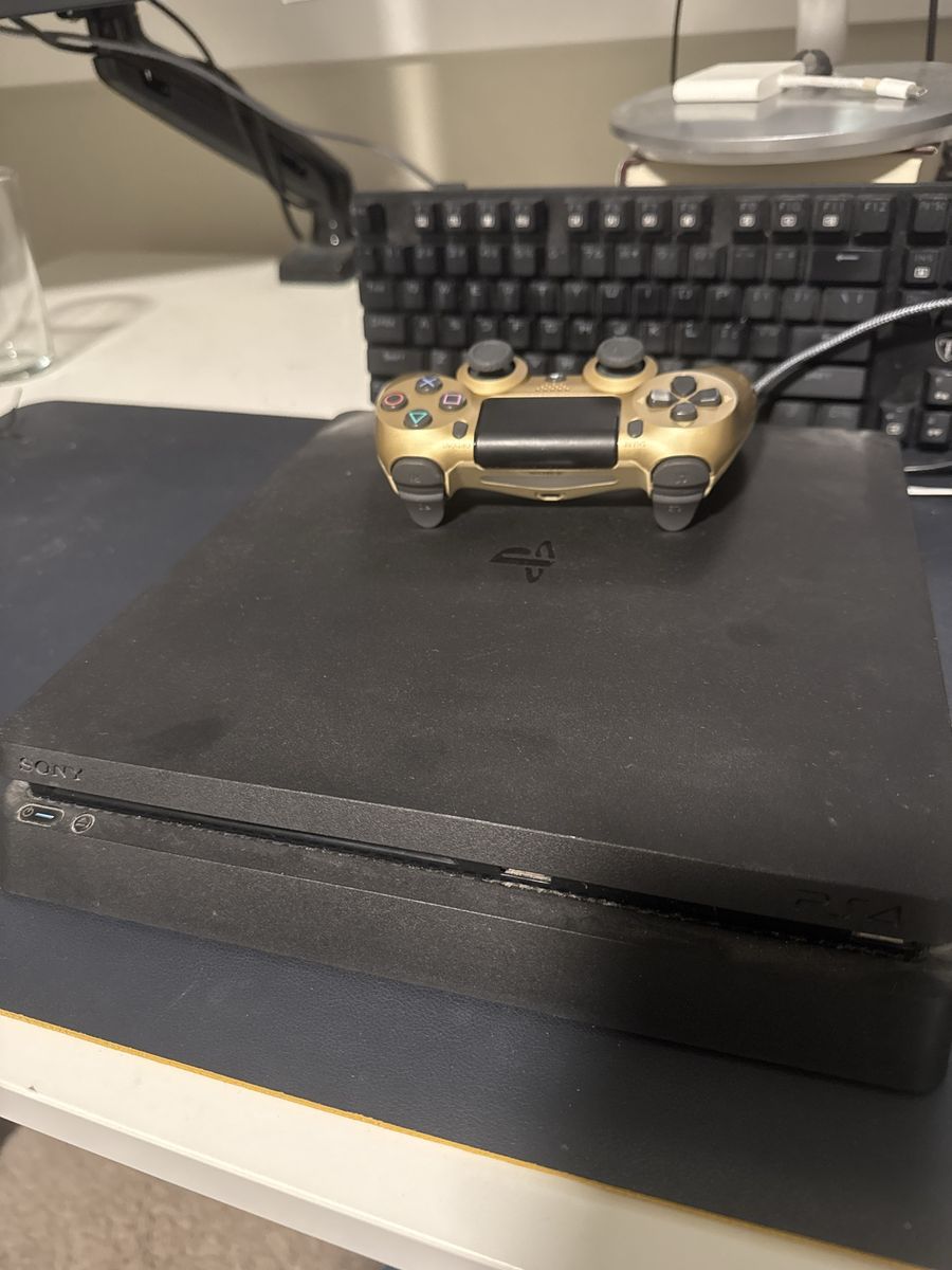Sony PlayStation 4 Slim 1TB Console with Gold Controller - Used 