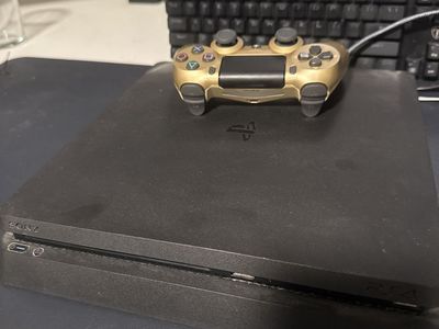 Sony PlayStation 4 Slim 1TB Console with Gold Controller - Used