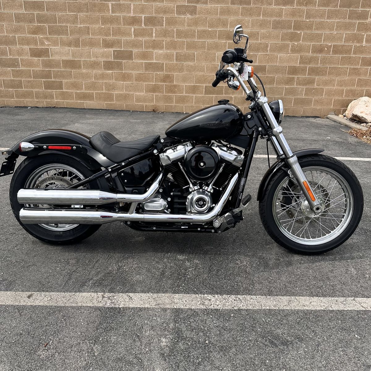 2021 Harley Davidson Softail Standard 107 - NEW TIRES - Cruiser - Chrome Street bob