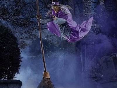 Home Depot Halloween 12ft Witch