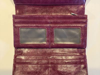 APHISON Purple Laser Cut Wallet