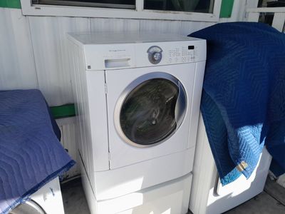 Nice Frigidaire Front Load Washer with Pedestal Drawer