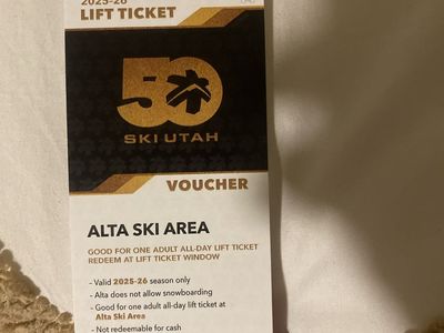Alta Ski Ticket