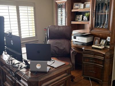 FREE Sturdy Desk, Credenza, Executive Chair