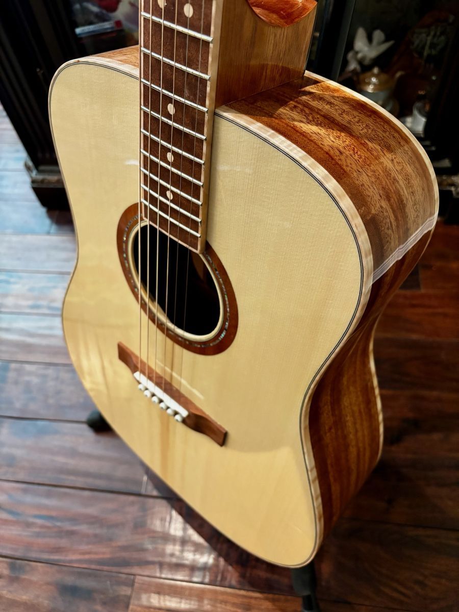 Custom, hand-built acoustic guitar. Local Luthier!
