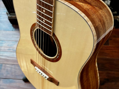 Custom, hand-built acoustic guitar. Local Luthier!