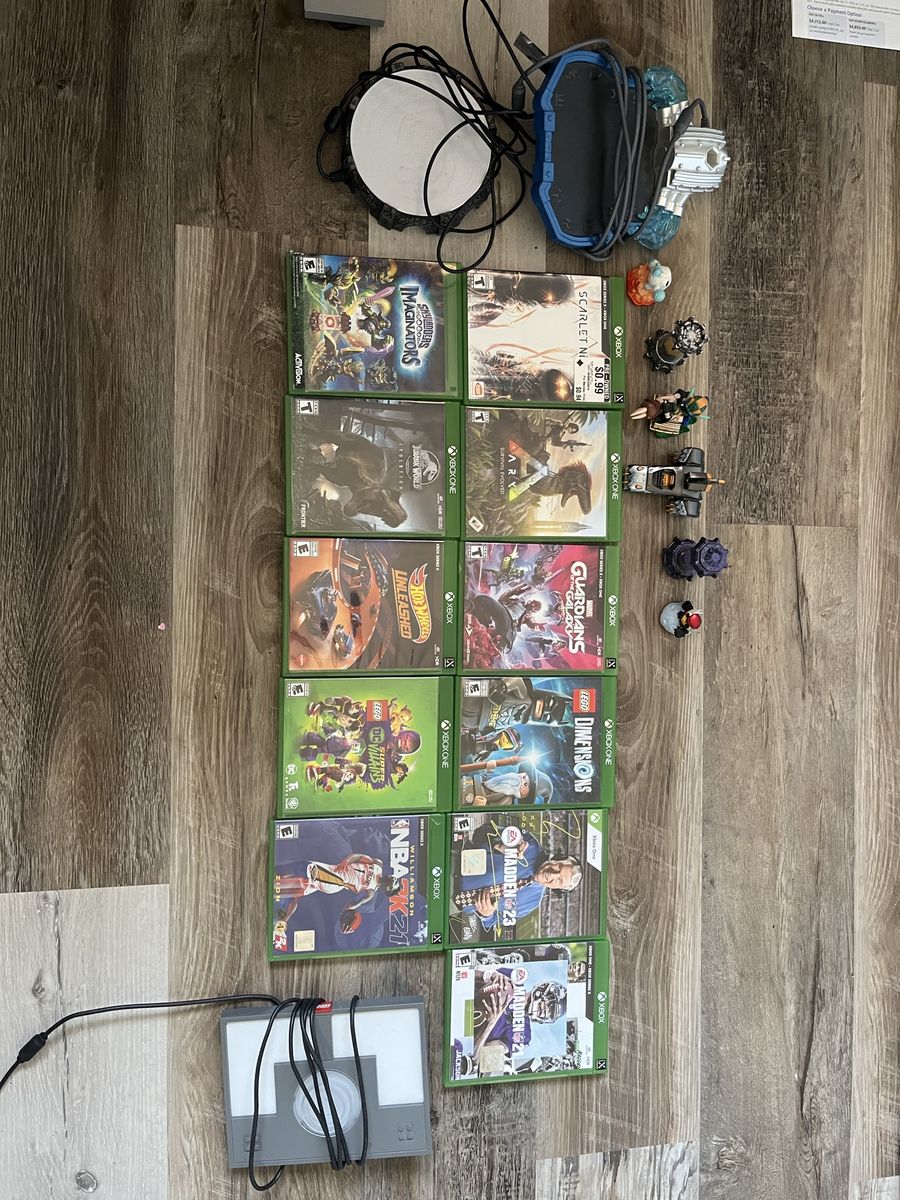 Xbox One Games Bundle: 11 Games & Figures (Lego, Jurassic World, Madden, Hot Wheels & More)