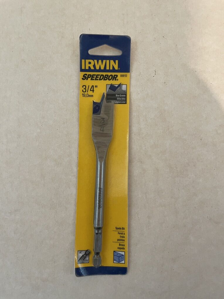 Irwin Speedbor 3/4in Spade Bit
