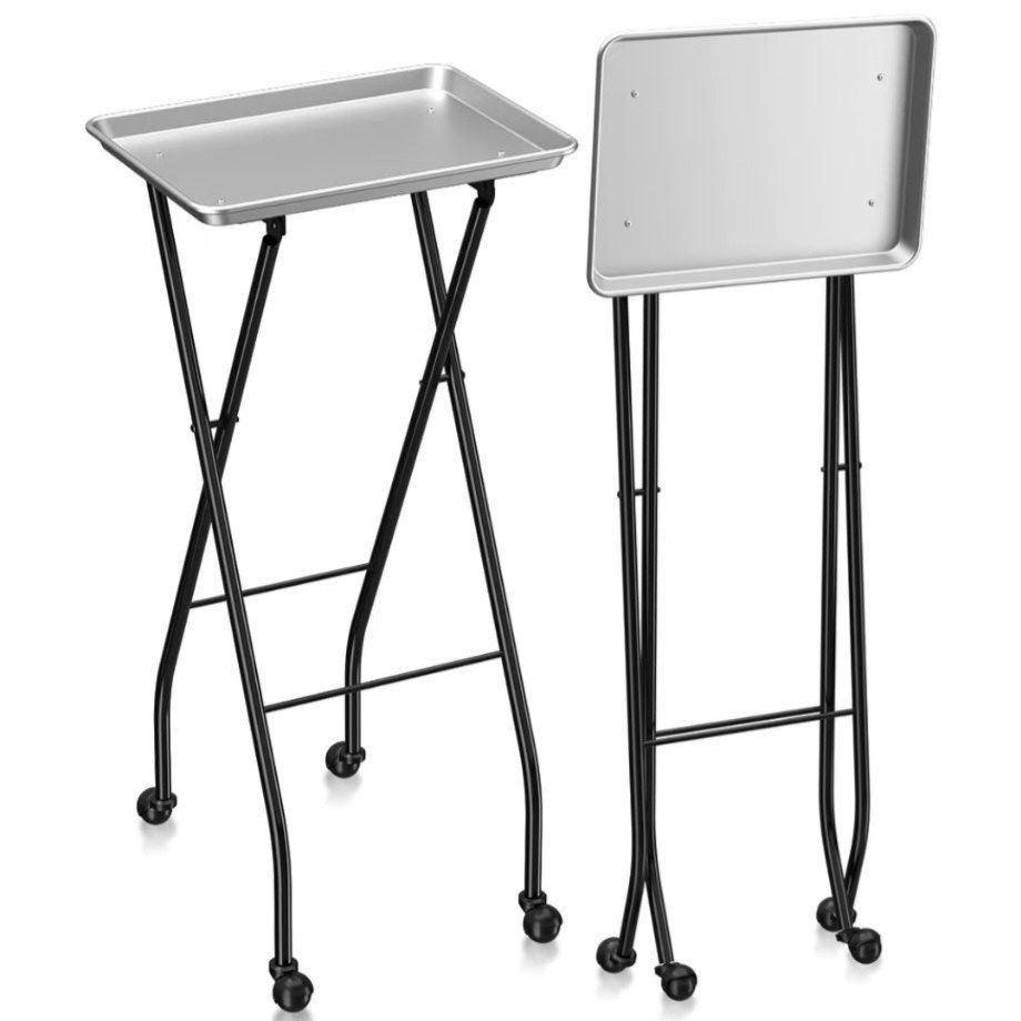 Aluminum folding/rolling table