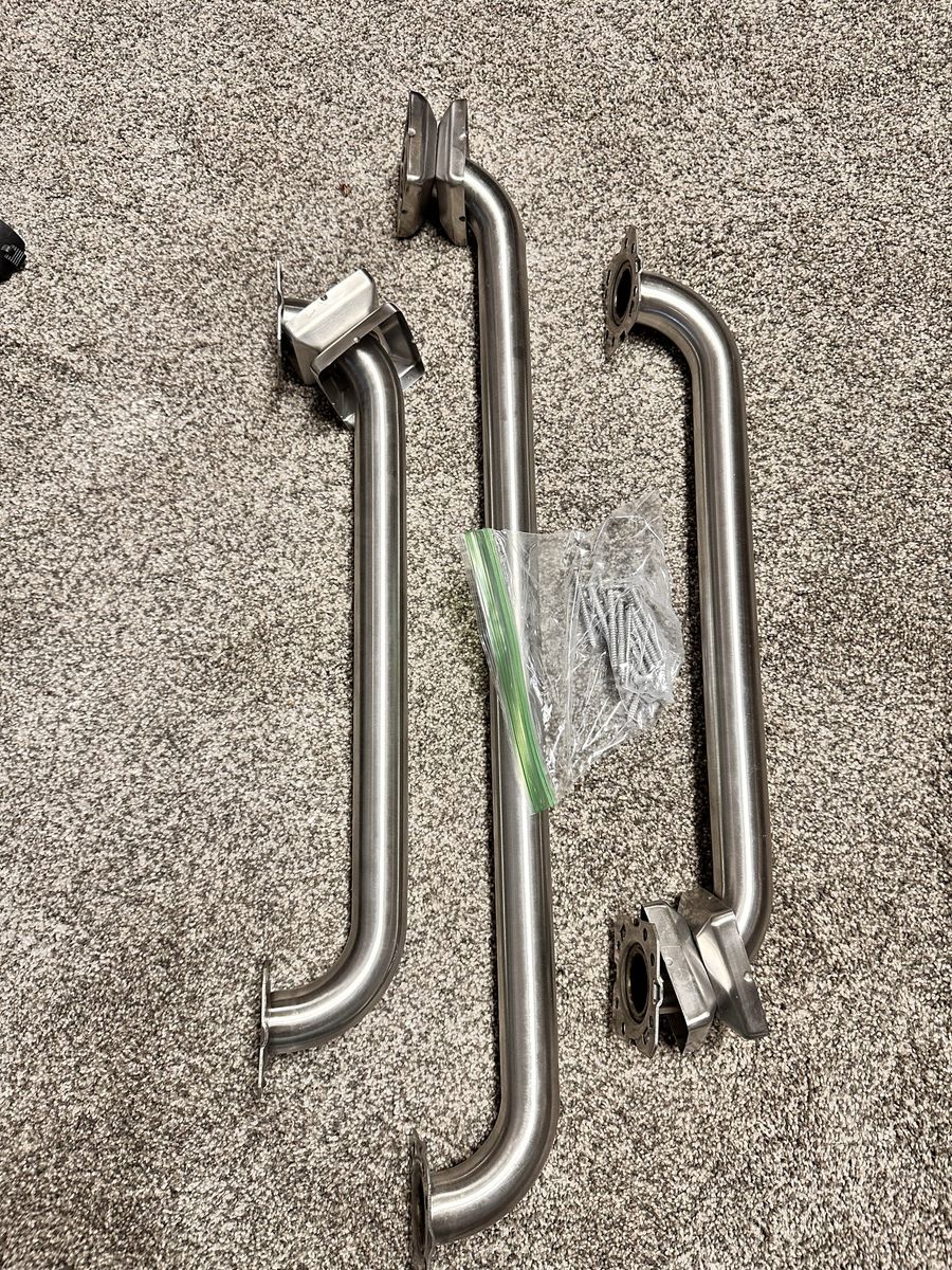 Stainless Steel Grab Bars/Handrails - Set of 3