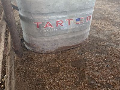 Tarter galvanized water trough