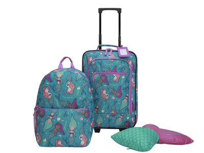 New in Box 4-Piece Softside Kids Luggage Set,