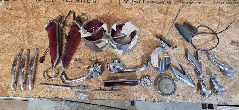 1961 Cadillac Fleetwood used trim parts lot