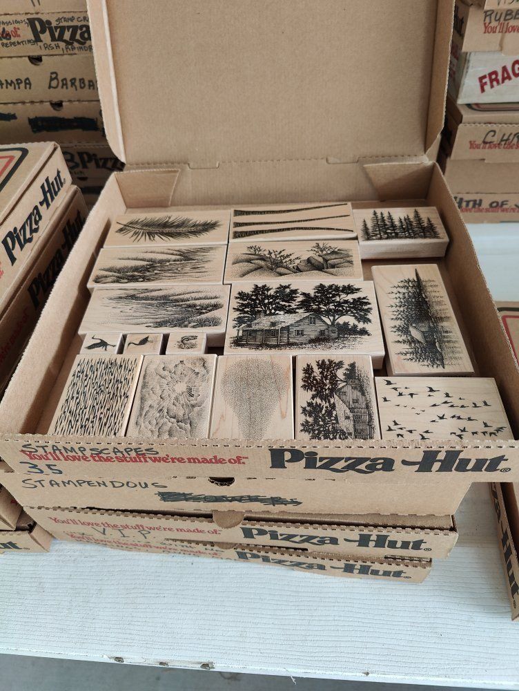 Box #35 of 65, New, old stock rubber stamps, designed mainly for people that like to make their own greeting cards.