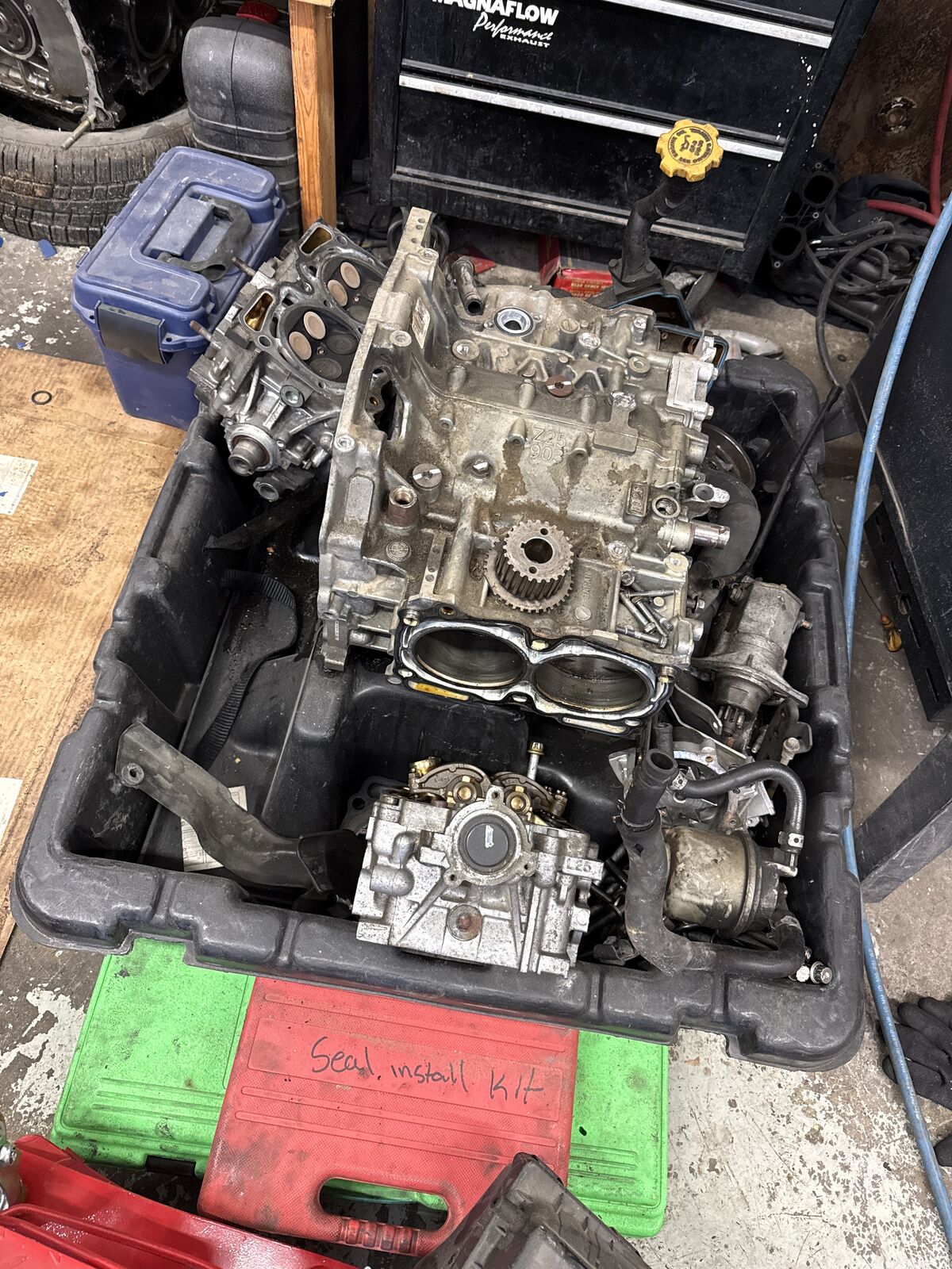 Tons of Subaru parts /heads engine etc