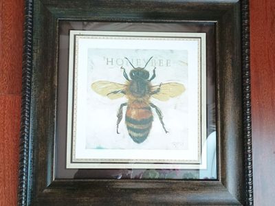 Framed Bumble Bee Print