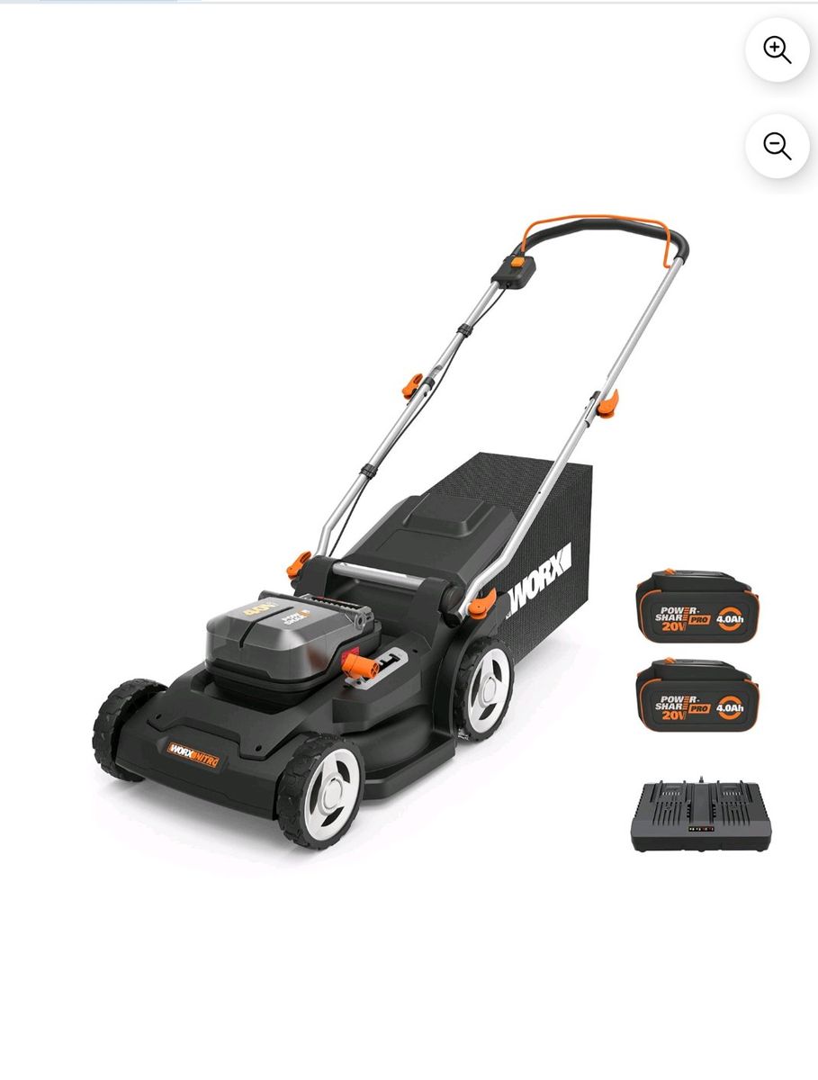 WORX Nitro 40V 17" Cordless Lawn Mower WG745.1 - Brand New in Box