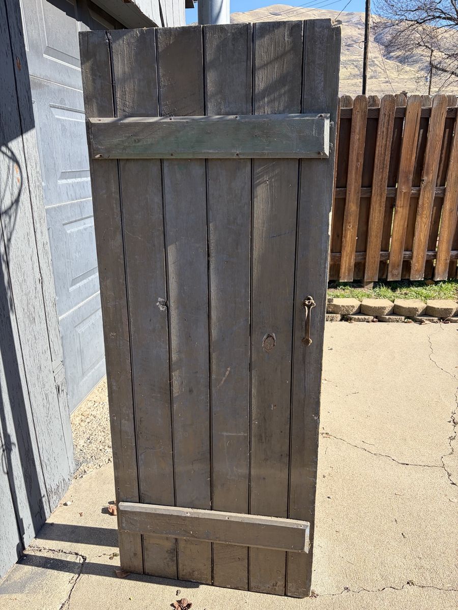 Antique Barn Door from Centerville, UT - Late 1800s Farmhouse Decor Piece