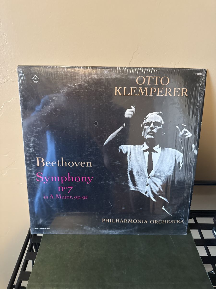 Otto Klemperer Conducting Beethoven Symphony No. 7 Vinyl LP Record