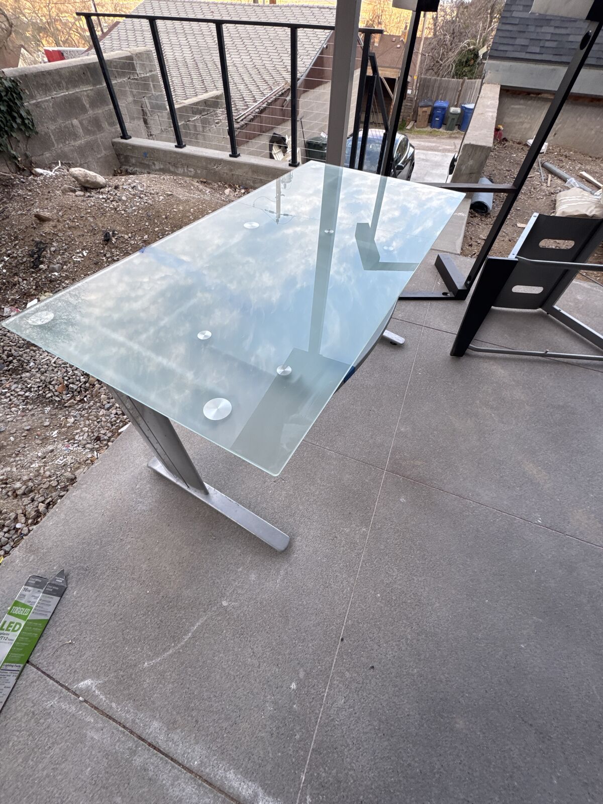 Glass Desk