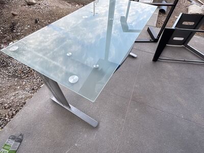 Glass Desk
