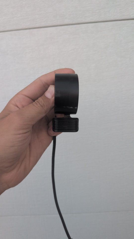 E-Bike Thumb Throttle with 3-Pin Waterproof Yellow Connector Cable