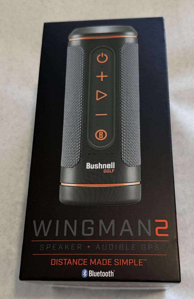 Bushnell Golf Wingman 2 with protective cover