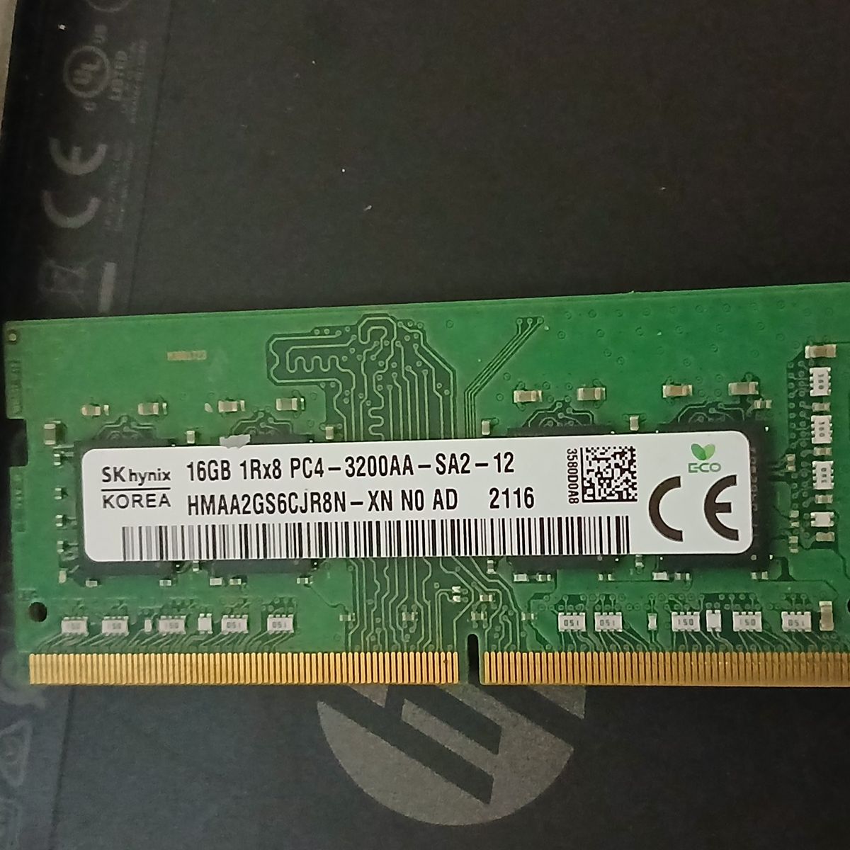 16GB pc4 3200AA laptop ram SK hynix