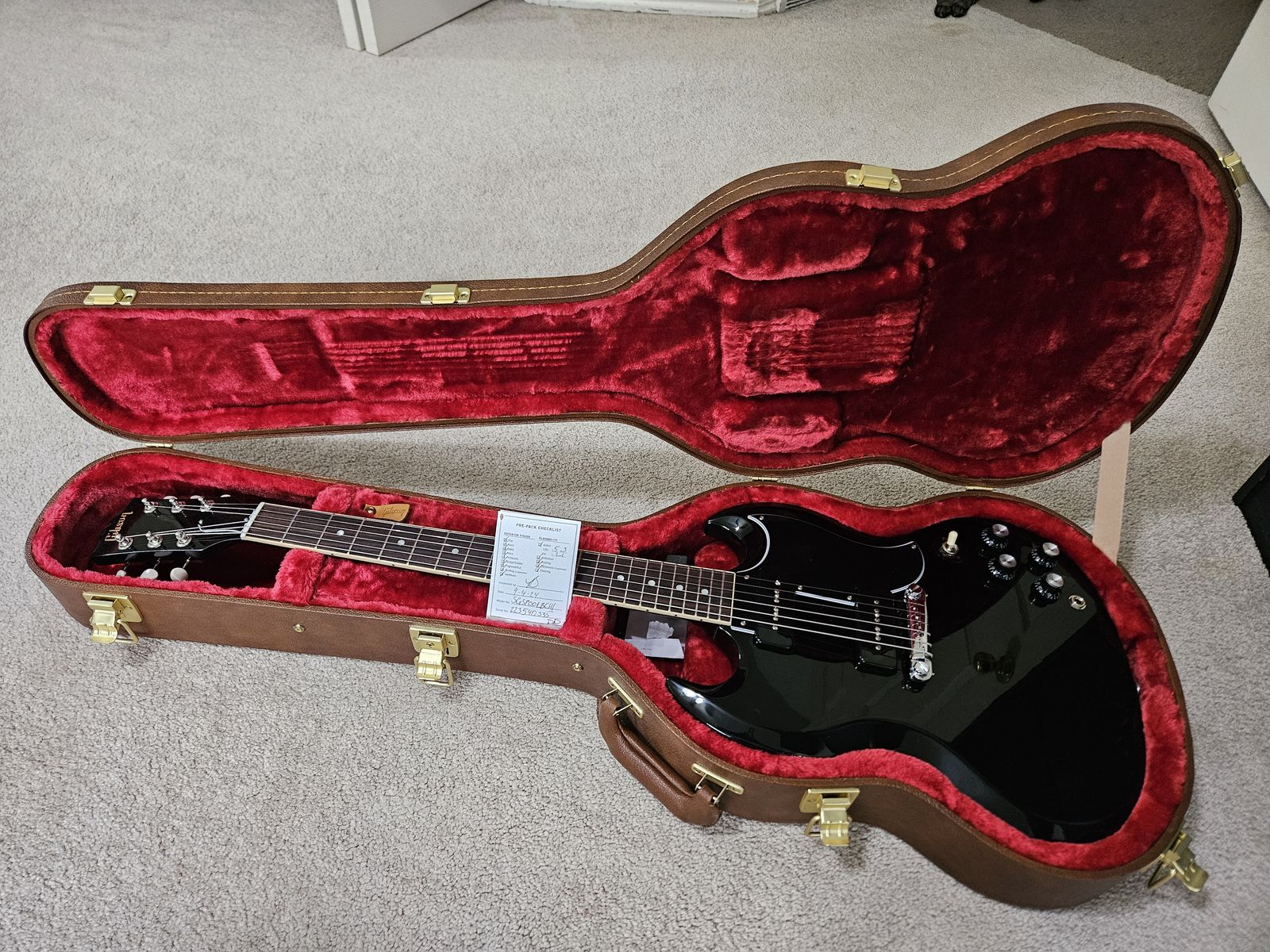 2024 Gibson SG Ebony special