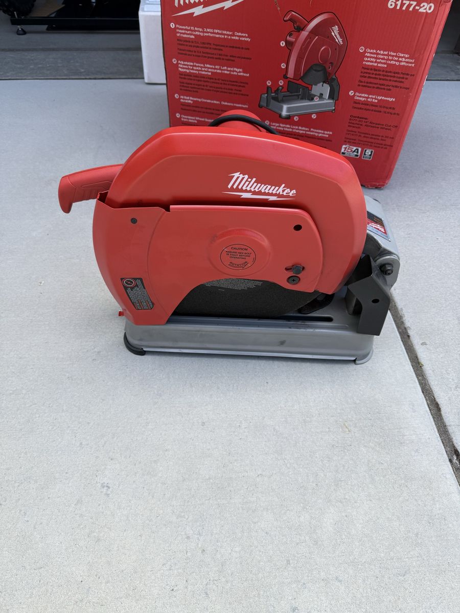 Milwaukee 14” abrasive chop saw