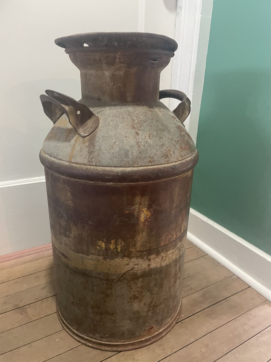 Vintage Metal Milk Can