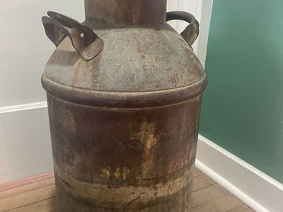 Vintage Metal Milk Can