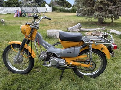 1971 Vintage Yellow Honda Trail 90 (CT90) Motorcycle + 2nd parts engine and other extras