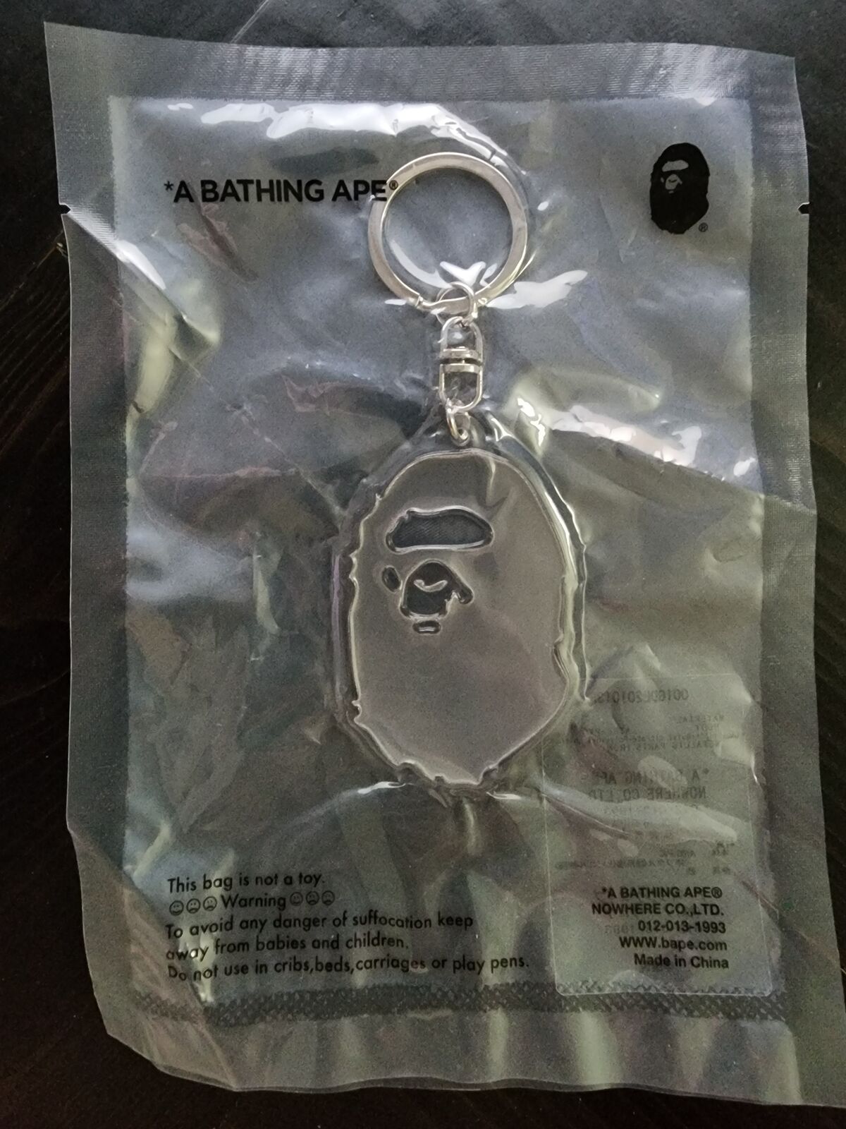BAPE Ape Head Reflective Keychain (FW20)