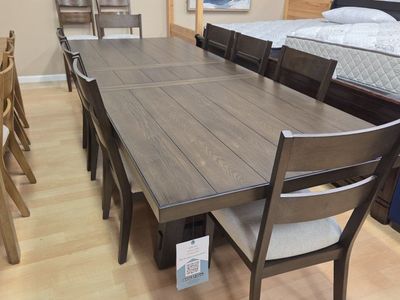 ️🪑9-Piece 94.5"-112.5" XL Dining Table Set