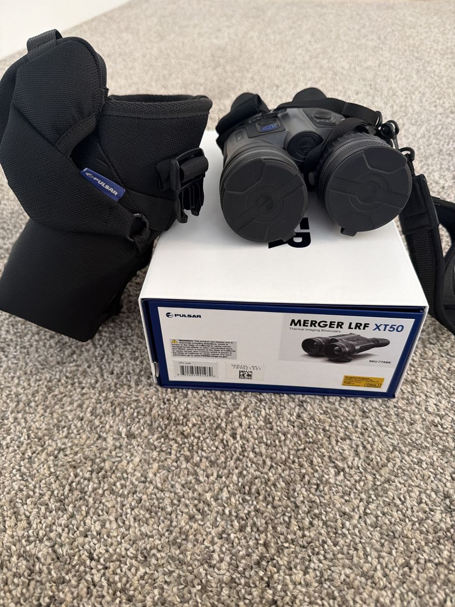 Pulsar Merger LRF XT50 Thermal Imaging Binoculars with Box and Case