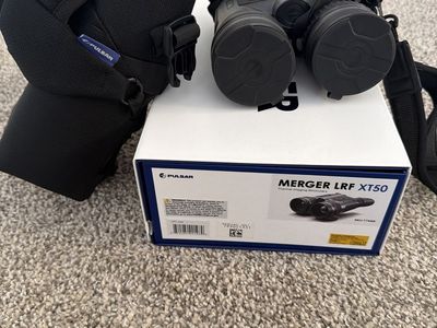 Pulsar Merger LRF XT50 Thermal Imaging Binoculars with Box and Case
