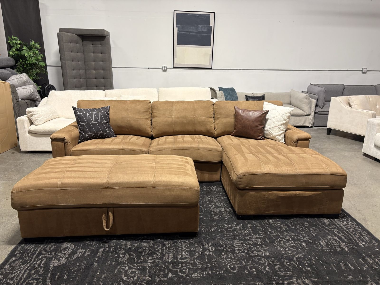 Cleaned Sectional Couch (Free Delivery)