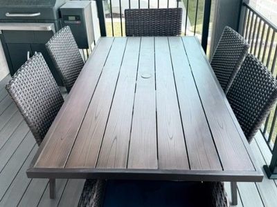 7-Piece Outdoor Dining Set table and chairs