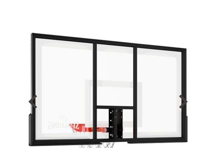 Spalding 60" SFG ALUM TRIM GLASS Basketball Hoop Backboard & Rim