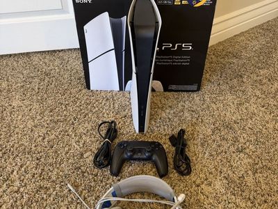 Sony PlayStation 5 Digital Edition Console - PS5 with Controller & Turtle Beach Headset