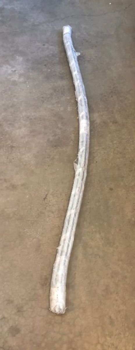 7 Heavy-Duty 1/2" Galvanized Steel Conduit Pipes (91" Long)