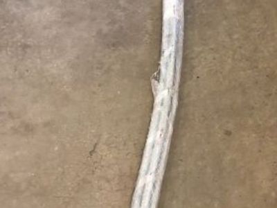 7 Heavy-Duty 1/2" Galvanized Steel Conduit Pipes (91" Long)