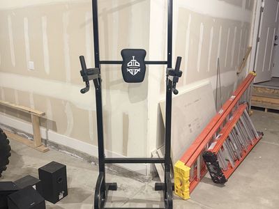 Sportsroyals Power Tower Workout Station - Multi-Function Pull Up Bar & Dip Stand