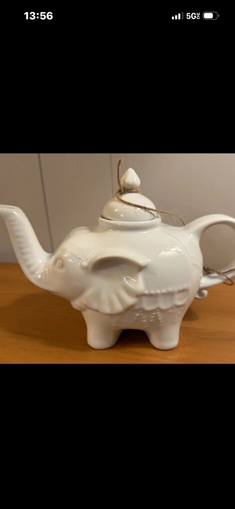 Ceramic Elephant Teapot Dash-of-That